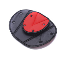 Load image into Gallery viewer, Car Seat Safety Belt Cover Sturdy Adjustable Triangle Safety Seat Belt Pad Clips Child Protection, Red, Orange, Black