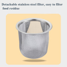 Load image into Gallery viewer, Hand Flush Pot Mocha Coffee Pot Stainless Steel Coffee Pot European Style Stainless Steel Teapot With Strainer, 1L, 0.85L