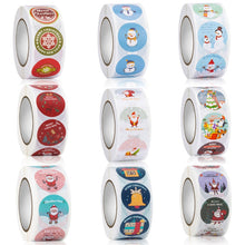Load image into Gallery viewer, Christmas Gift Sticker Decoration Label Sealing Sticker, HA048, HA049, HA050, HA051, HA052, HA131, HA132, HA133, HA134