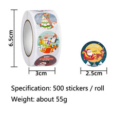 Load image into Gallery viewer, Christmas Gift Sticker Decoration Label Sealing Sticker, HA048, HA049, HA050, HA051, HA052, HA131, HA132, HA133, HA134