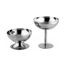 Load image into Gallery viewer, Stainless Steel Ice Cream Cup Ice Cream Goblet Bar Wine Glass, Specification：, A Short, B High