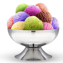 Load image into Gallery viewer, Stainless Steel Ice Cream Cup Ice Cream Goblet Bar Wine Glass, Specification：, A Short, B High