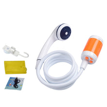 Load image into Gallery viewer, LLT-ES01 Electric Pet Shower Outdoor Camping Bath Device, Style:, Standard (Orange White), Standard (Sky Blue), Standard (Pink), High Match (Orange White), High Match (Sky Blue), High Match (Pink)