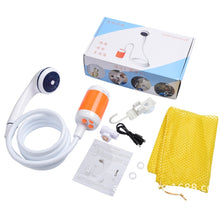 Load image into Gallery viewer, LLT-ES01 Electric Pet Shower Outdoor Camping Bath Device, Style:, Standard (Orange White), Standard (Sky Blue), Standard (Pink), High Match (Orange White), High Match (Sky Blue), High Match (Pink)