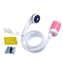 Load image into Gallery viewer, LLT-ES01 Electric Pet Shower Outdoor Camping Bath Device, Style:, Standard (Orange White), Standard (Sky Blue), Standard (Pink), High Match (Orange White), High Match (Sky Blue), High Match (Pink)