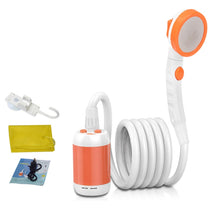 Load image into Gallery viewer, LLT-ES01 Electric Pet Shower Outdoor Camping Bath Device, Style:, Standard (Orange White), Standard (Sky Blue), Standard (Pink), High Match (Orange White), High Match (Sky Blue), High Match (Pink)