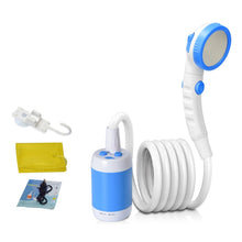Load image into Gallery viewer, LLT-ES01 Electric Pet Shower Outdoor Camping Bath Device, Style:, Standard (Orange White), Standard (Sky Blue), Standard (Pink), High Match (Orange White), High Match (Sky Blue), High Match (Pink)