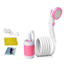 Load image into Gallery viewer, LLT-ES01 Electric Pet Shower Outdoor Camping Bath Device, Style:, Standard (Orange White), Standard (Sky Blue), Standard (Pink), High Match (Orange White), High Match (Sky Blue), High Match (Pink)
