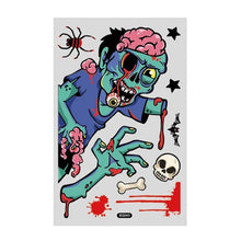 Load image into Gallery viewer, Halloween Decoration Static Wall Stickers, BQ041 Death, BQ042 Mummy, BQ043 Zombie, BQ044 Vampire, BQ045 Lying Window Pumpkin, BQ046 Pumpkin, BQ047 Ghost, BQ048 Mummy, BQ049 Bat, BQ050 Ghost House, BQ051 Tree, BQ052 Scarecrow