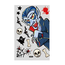 Load image into Gallery viewer, Halloween Decoration Static Wall Stickers, BQ041 Death, BQ042 Mummy, BQ043 Zombie, BQ044 Vampire, BQ045 Lying Window Pumpkin, BQ046 Pumpkin, BQ047 Ghost, BQ048 Mummy, BQ049 Bat, BQ050 Ghost House, BQ051 Tree, BQ052 Scarecrow