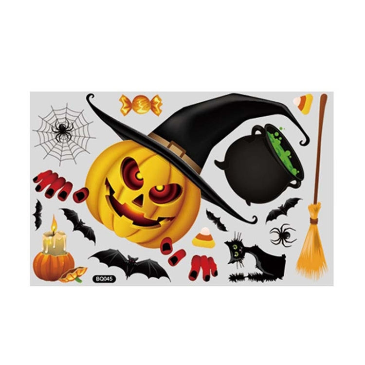 Halloween Decoration Static Wall Stickers, BQ041 Death, BQ042 Mummy, BQ043 Zombie, BQ044 Vampire, BQ045 Lying Window Pumpkin, BQ046 Pumpkin, BQ047 Ghost, BQ048 Mummy, BQ049 Bat, BQ050 Ghost House, BQ051 Tree, BQ052 Scarecrow
