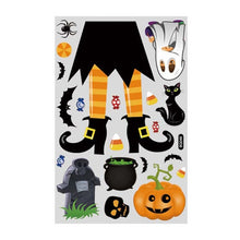Load image into Gallery viewer, Halloween Decoration Static Wall Stickers, BQ041 Death, BQ042 Mummy, BQ043 Zombie, BQ044 Vampire, BQ045 Lying Window Pumpkin, BQ046 Pumpkin, BQ047 Ghost, BQ048 Mummy, BQ049 Bat, BQ050 Ghost House, BQ051 Tree, BQ052 Scarecrow
