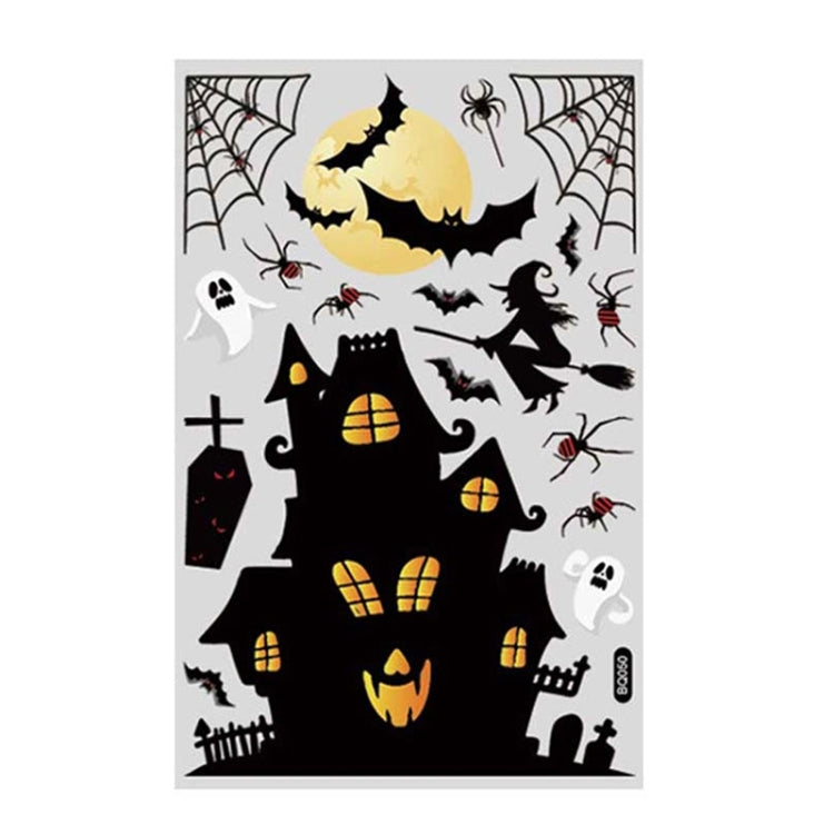 Halloween Decoration Static Wall Stickers, BQ041 Death, BQ042 Mummy, BQ043 Zombie, BQ044 Vampire, BQ045 Lying Window Pumpkin, BQ046 Pumpkin, BQ047 Ghost, BQ048 Mummy, BQ049 Bat, BQ050 Ghost House, BQ051 Tree, BQ052 Scarecrow