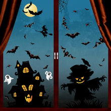Load image into Gallery viewer, Halloween Decoration Static Wall Stickers, BQ041 Death, BQ042 Mummy, BQ043 Zombie, BQ044 Vampire, BQ045 Lying Window Pumpkin, BQ046 Pumpkin, BQ047 Ghost, BQ048 Mummy, BQ049 Bat, BQ050 Ghost House, BQ051 Tree, BQ052 Scarecrow