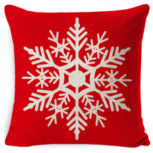 Load image into Gallery viewer, Christmas Linen Red Hug Pillowcase Without Pillow Core, 45 x 45cm