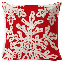 Load image into Gallery viewer, Christmas Linen Red Hug Pillowcase Without Pillow Core, 45 x 45cm