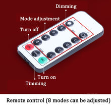 Load image into Gallery viewer, LED Spider Web Lamp with Remote Control Halloween Atmosphere Decoration Props, Power:, USB-in, Battery Box