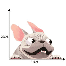 Load image into Gallery viewer, 3 PCS D-840 Three-Dimensional Personalized Graphic Car Sticker Puppy Cartoon Colorful Vinyl Decals For Car Windows, A, B, C
