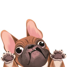 Load image into Gallery viewer, 3 PCS D-840 Three-Dimensional Personalized Graphic Car Sticker Puppy Cartoon Colorful Vinyl Decals For Car Windows, A, B, C