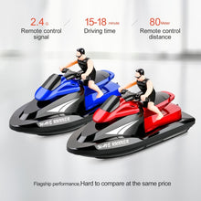 Load image into Gallery viewer, 809  2.4G Remote Control Motor Speed Boat High Speed Electric Yacht Model Children Water Toys, Specification, Single Battery (Red), Single Battery (Blue)