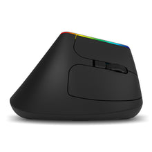 Load image into Gallery viewer, DELUX M618C 6 Keys 1600 DPI RGB Vertical Wireless Bluetooth Dual Mode Mouse, M618C(White), M618C(Black)