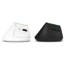 Load image into Gallery viewer, DELUX M618C 6 Keys 1600 DPI RGB Vertical Wireless Bluetooth Dual Mode Mouse, M618C(White), M618C(Black)