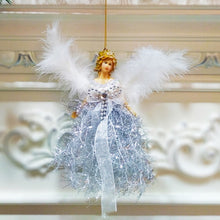 Load image into Gallery viewer, Christmas Tree Angel Girl Decorations Closet Decoration Small Pendant, Red, Blue, Silver, Gold, Pink