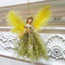 Load image into Gallery viewer, Christmas Tree Angel Girl Decorations Closet Decoration Small Pendant, Red, Blue, Silver, Gold, Pink