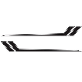 D-716 Car Striped Vinyl Body Stickers Personalized Modification Car Sticker, D-716