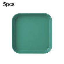 Load image into Gallery viewer, 5pcs Home 6 Inch Small Dish Plastic Snack Cake Dish Dining Table Garbage Tray