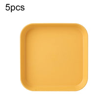 Load image into Gallery viewer, 5pcs Home 6 Inch Small Dish Plastic Snack Cake Dish Dining Table Garbage Tray