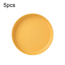Load image into Gallery viewer, 5pcs Home 6 Inch Small Dish Plastic Snack Cake Dish Dining Table Garbage Tray