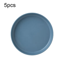 Load image into Gallery viewer, 5pcs Home 6 Inch Small Dish Plastic Snack Cake Dish Dining Table Garbage Tray