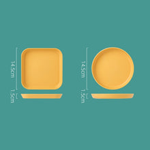 Load image into Gallery viewer, 5pcs Home 6 Inch Small Dish Plastic Snack Cake Dish Dining Table Garbage Tray