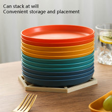 Load image into Gallery viewer, 5pcs Home 6 Inch Small Dish Plastic Snack Cake Dish Dining Table Garbage Tray