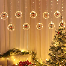 Load image into Gallery viewer, Christmas Decoration Lights USB Ring Doll 10 in 1 String Lights, Reindeer, Santa Claus, Christmas Tree, Snowman