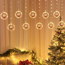 Load image into Gallery viewer, Christmas Decoration Lights USB Ring Doll 10 in 1 String Lights, Reindeer, Santa Claus, Christmas Tree, Snowman