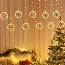 Load image into Gallery viewer, Christmas Decoration Lights USB Ring Doll 10 in 1 String Lights, Reindeer, Santa Claus, Christmas Tree, Snowman