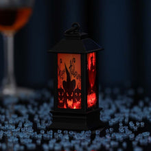 Load image into Gallery viewer, 4 PCS Halloween Window Decoration Props Fecoration Small Oil Lamp Wind Lamp Luminous Ornaments, Hooded Pumpkin, Ghost Head, Pumpkin, Ghost
