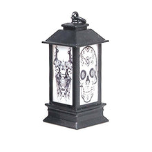 Load image into Gallery viewer, 4 PCS Halloween Window Decoration Props Fecoration Small Oil Lamp Wind Lamp Luminous Ornaments, Hooded Pumpkin, Ghost Head, Pumpkin, Ghost