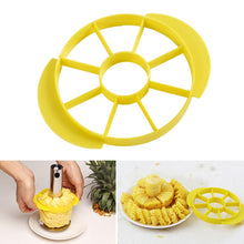 Load image into Gallery viewer, 2 PCS Stainless Steel Pineapple Peeler Slicers Fruit Cutter Kitchen Tools, Pineapple Corer Slicer (Black handle), Pineapple Corer Slicer (Yellow handle), Pineapple Corer Slicer (Fruit Green handle)