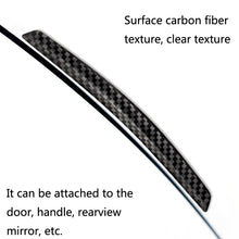 Load image into Gallery viewer, 3 Sets DM-047 Rearview Mirror Carbon Fiber Anti-Scratch Door Anti-Collision Strip, DM-047  Anti-Collision Strip