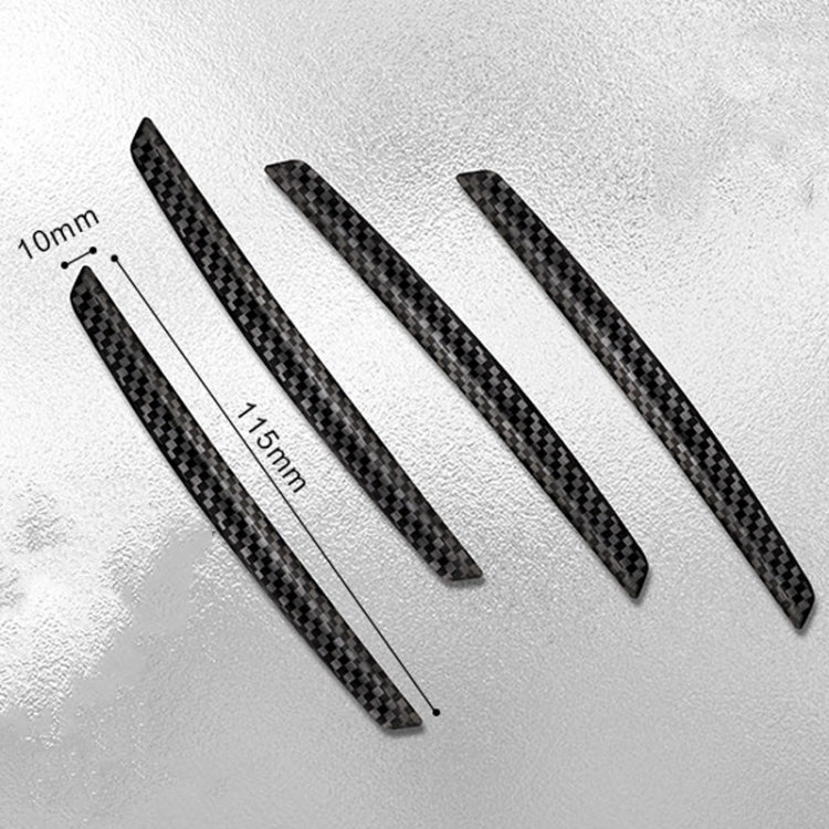 3 Sets DM-047 Rearview Mirror Carbon Fiber Anti-Scratch Door Anti-Collision Strip, DM-047  Anti-Collision Strip