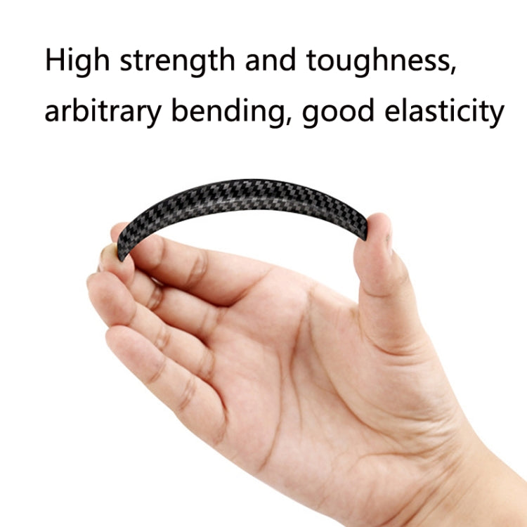 3 Sets DM-047 Rearview Mirror Carbon Fiber Anti-Scratch Door Anti-Collision Strip, DM-047  Anti-Collision Strip