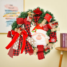 Load image into Gallery viewer, Christmas Decorations Cane Wreath Garland Door Hanger, 50cm, 25cm, 38cm