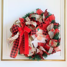 Load image into Gallery viewer, Christmas Decorations Cane Wreath Garland Door Hanger, 50cm, 25cm, 38cm