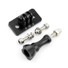 Load image into Gallery viewer, Aluminum Alloy Tripod Head Helmet Fixed Adapter Mount for GoPro HERO9 Black / HERO8 Black /7 /6 /5 /5 Session /4 Session /4 /3+ /3 /2 /1, DJI Osmo Action, Xiaoyi and Other Action Cameras, Blue, Black, Red