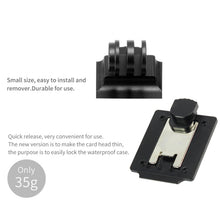 Load image into Gallery viewer, Helmet Base Adapter Fixed Mount Hunting CS NVG Bracket for GoPro HERO9 Black /HERO8 Black /7 /6 /5 /5 Session /4 Session /4 /3+ /3 /2 /1, DJI Osmo Action, Xiaoyi And Other Action Cameras, Upgraded Version, Classic Version