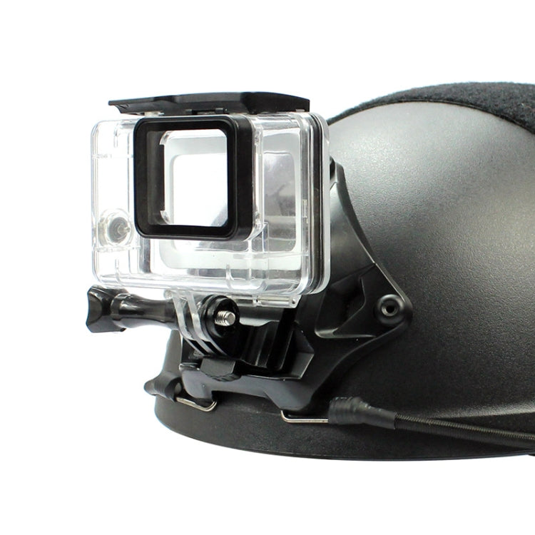 Helmet Base Adapter Fixed Mount Hunting CS NVG Bracket for GoPro HERO9 Black /HERO8 Black /7 /6 /5 /5 Session /4 Session /4 /3+ /3 /2 /1, DJI Osmo Action, Xiaoyi And Other Action Cameras, Upgraded Version, Classic Version