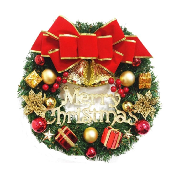 Christmas Decoration Wreath Garland Rattan Door Hanging, Red Flower, Double Clock, Chain, Gold, Double Bell Gift Pack, Poetry and Distant, Big Branch, Old Man, Big Branch, Snowman, Bulls, Swan, Lemon, Cotton